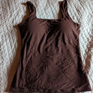 Klassy Network Square Neck Tank XL Brown